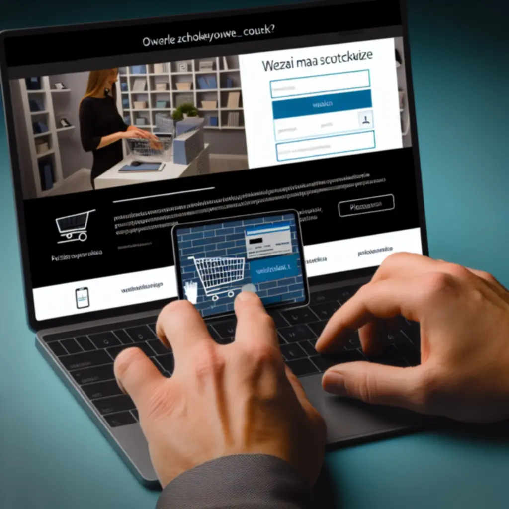 Widok procesu zamówienia z ikonami bezpieczeństwa płatności i statusem dostępności